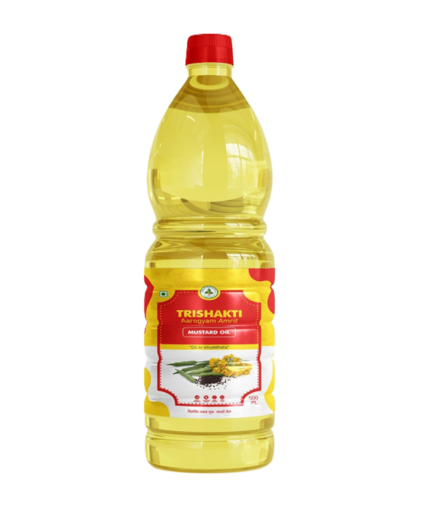 Pure Mustard Oil (Sarso Tel) – Strong Aroma & Traditional Taste (500 ml)